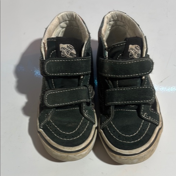 Vans Other - Vans Black High-Top Sneakers with Velcro Straps